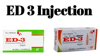 Ed-3 Injection Uses In Urdued3 Injection Benefitsed3 Vitamin D3 Injection Uses Ed-3 Injection 5Mg