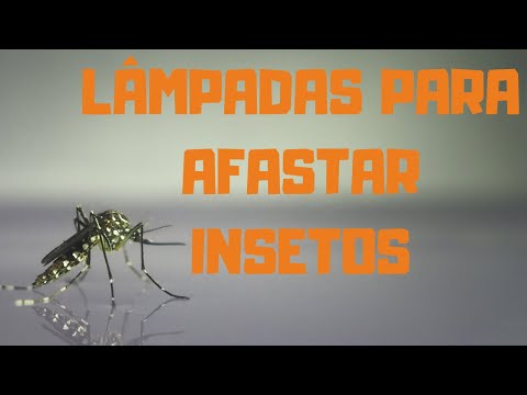 Vídeo: As luzes de insetos funcionam: luz que repele insetos