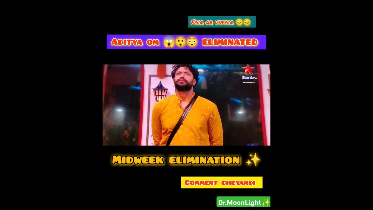 Aditya Om Eliminated✨😔😳😲