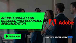 ⭐ ADOBE ACROBAT FOR BUSINESS PROFESSIONALS SPECIALIZATION (WITH CERTIFICATE) ⭐