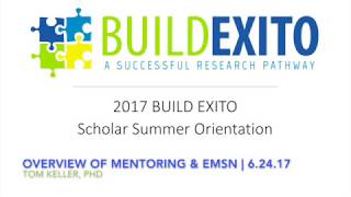 2017 Scholar Orientation - Overview Mentoring & Introduction to EMSN (6.24.17)