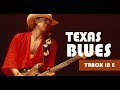 Gorgeous texas blues guitar backing track in e