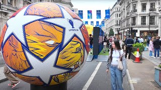 UEFA CHAMPIONS FESTIVAL IN LONDON 2024 - London Walk with UEFA Football Fans 4K