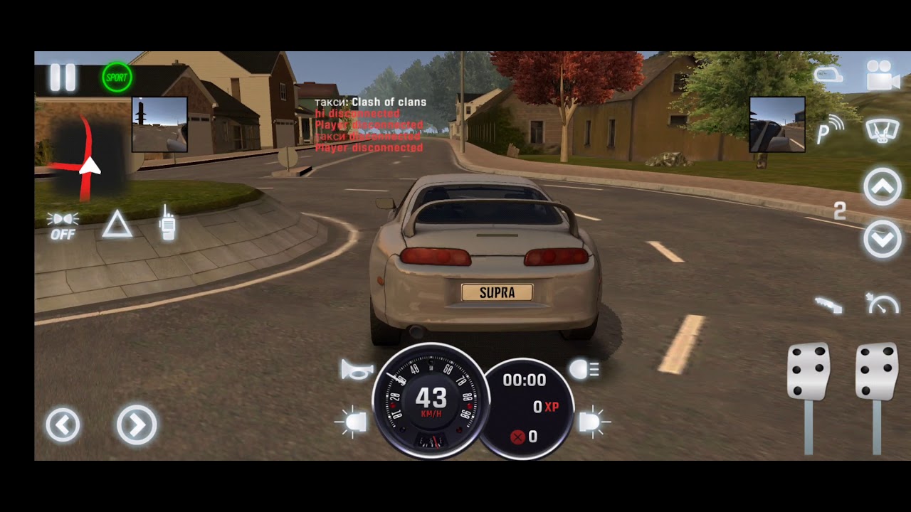 Toyota Supra in driving school classic