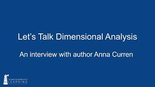 Let's Talk Dimensional Analysis: An Interview with Anna Curren