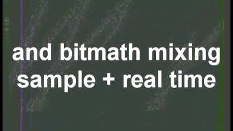 bend matrix control of audio synthesis + video effects