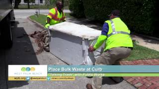 Talking Trash with Public Works Bulk Waste