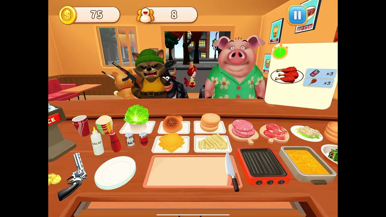 Playing Cooking Clash (Try not to laugh. And I'm Serious…)