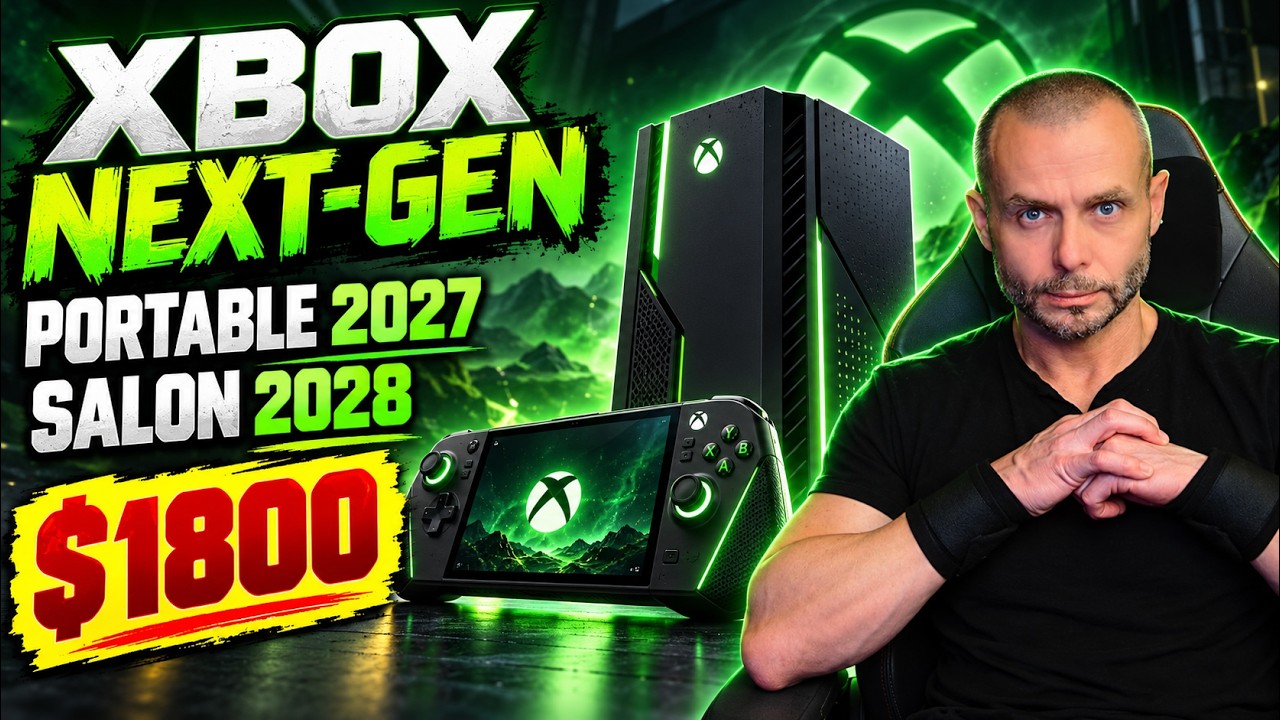XBOX : une PORTABLE en 2027, HELIX en 2028 ? MICROSOFT change ses plans !