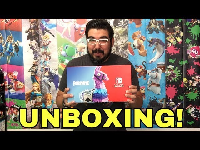 Fortnite Nintendo Switch Unboxing