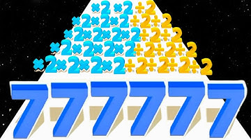 Numbers Run vs Roof Rails - All Level Gameplay (Freeplay, Max Level) New Update