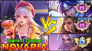 No.1 Novaria VS Supreme Chou & Benedetta + Top Global Luo Yi - Top 1 Global Novaria by Unᴏʜᴀɴᴀ .. ML