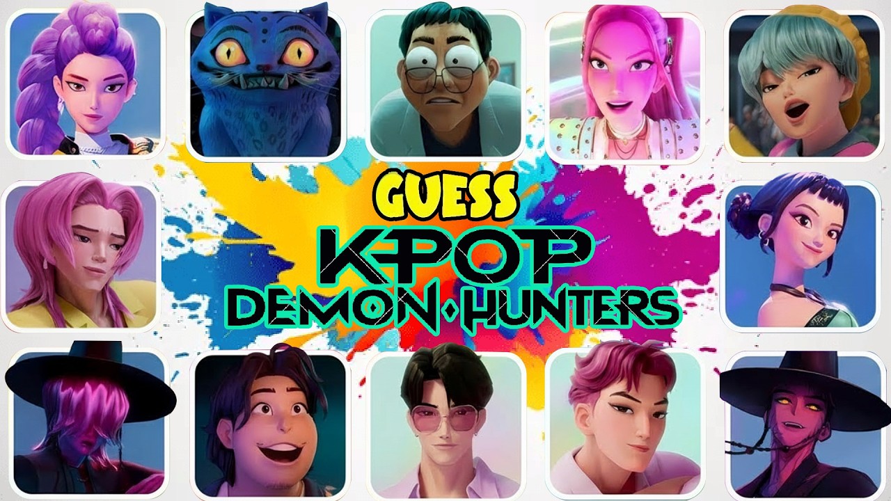 Guess KPop Demon Hunters Movie Character 2025 by Song & Voice 🎙️🎵🔥 Huntrix, Saja Boys, Soda Pop