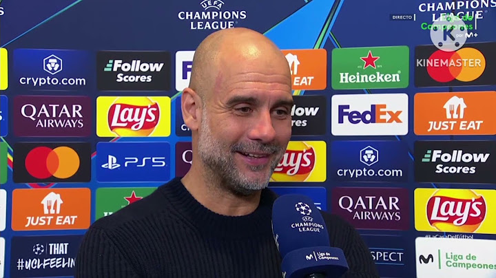 Reaccion de Guardiola Real Madrid 3-1 Manchester City holes