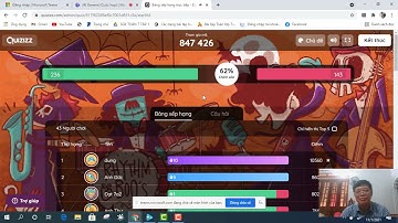 KHỞI ĐỘNG TRÒ CHƠI HÓA TRƯỚC GIỜ HỌC BẰNG QUIZIZZ