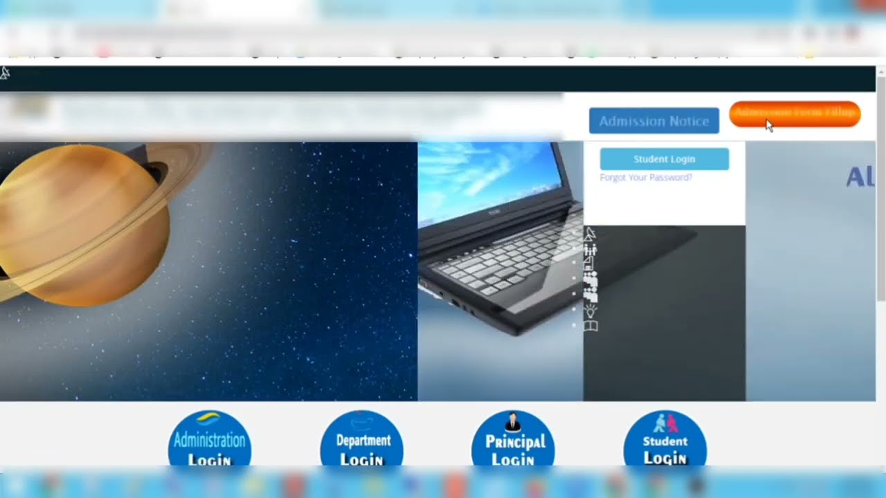 Reopen New Admission Portal 2025 দেখুন কিভাবে আবেদন করবেন (1ST Semester)