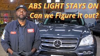 ABS Light Came On, Brakes Feel Fine On Mercedes GL450, Can We Fix it?