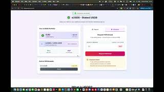 Stake Usdb To Susdb And Get Auto-Compounding Rewards