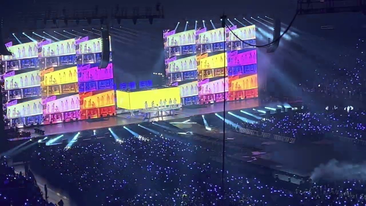 220416 BTS - 'Life Goes On' + 'Boy With Luv' FANCAM PTD on stage Las Vegas Day 4 (4K)