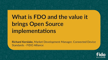 FIDO FDO Workshop 🛠️ What is FDO