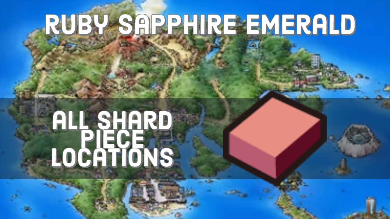 smart dato Leia Where to find Shard pieces for Evolutionary Stones in Pokemon Ruby,  Sapphire, and Emerald - YouTube