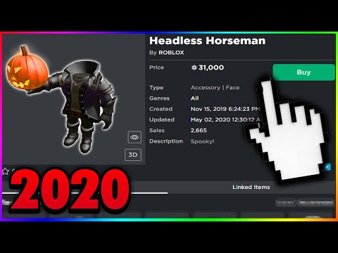 Is The Headless Horseman Coming Back In 2020 Roblox Headless Head Youtube - how to get the headless horseman roblox 2019
