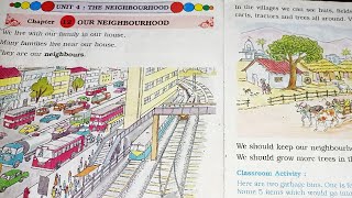 1st standard EVS chapter number 12 our neighborhood explaining by question answer