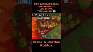 Akhirnya Terungkap! Cara Dapetin DRAGONFLY di Grow a Garden 🔥 #growagarden #roblox #dragonfly
