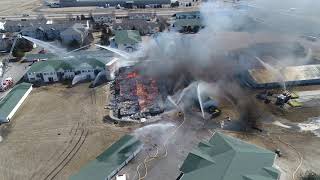 Intentional burn drone footage 3 - Beaver Dam