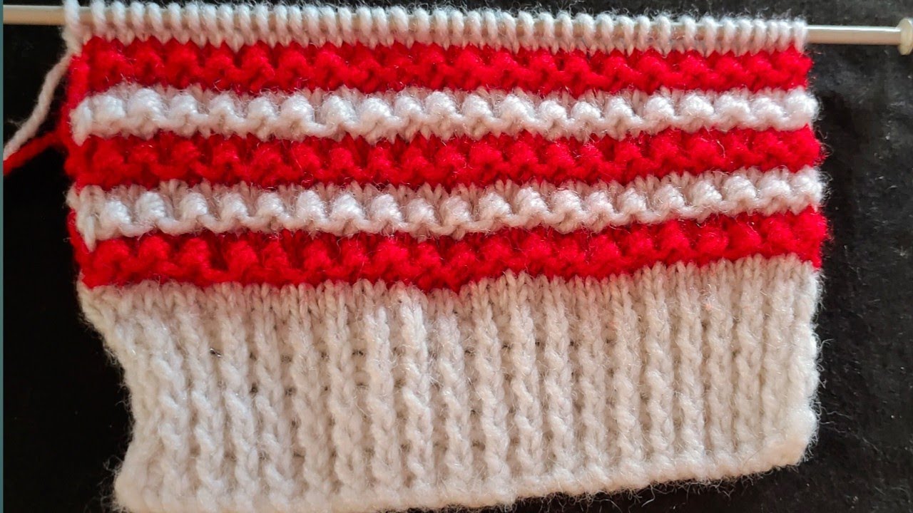 Double Colour Sweater Design/Baby Boy And Girl Cardigan Sweater Design