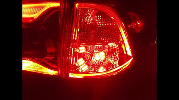 7440 7443 Strobe LED Brake Lights Bulbs Flashing Reverse Stop Lamp Red