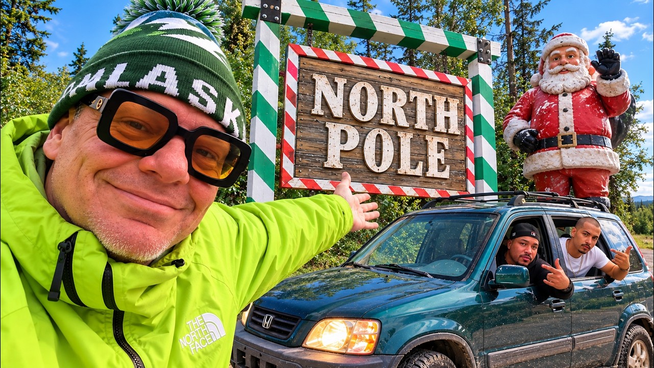 I Drove Across Alaska to Find the North Pole! 🇺🇸