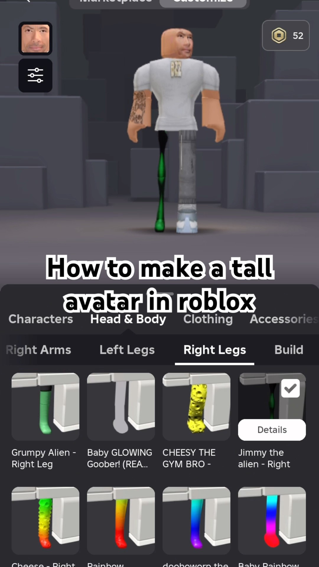 How To Make A Tall Avatar In Roblox Cheap Tall Roblox Avatar YouTube Oardefault 