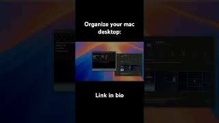 Organize your mac desktop using THIS! #shortsfeed #macos #productivity #utilities #shortsviral