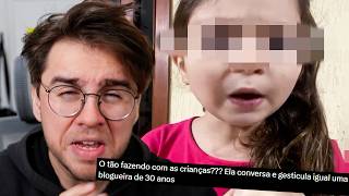criança se comportando igual adulta mim IRRITA