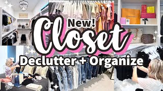 INSANE CLOSET TRANSFORMATION | CLEAN + DECLUTTER + ORGANIZE | HOW TO ORGANIZE YOUR CLOSET 2022