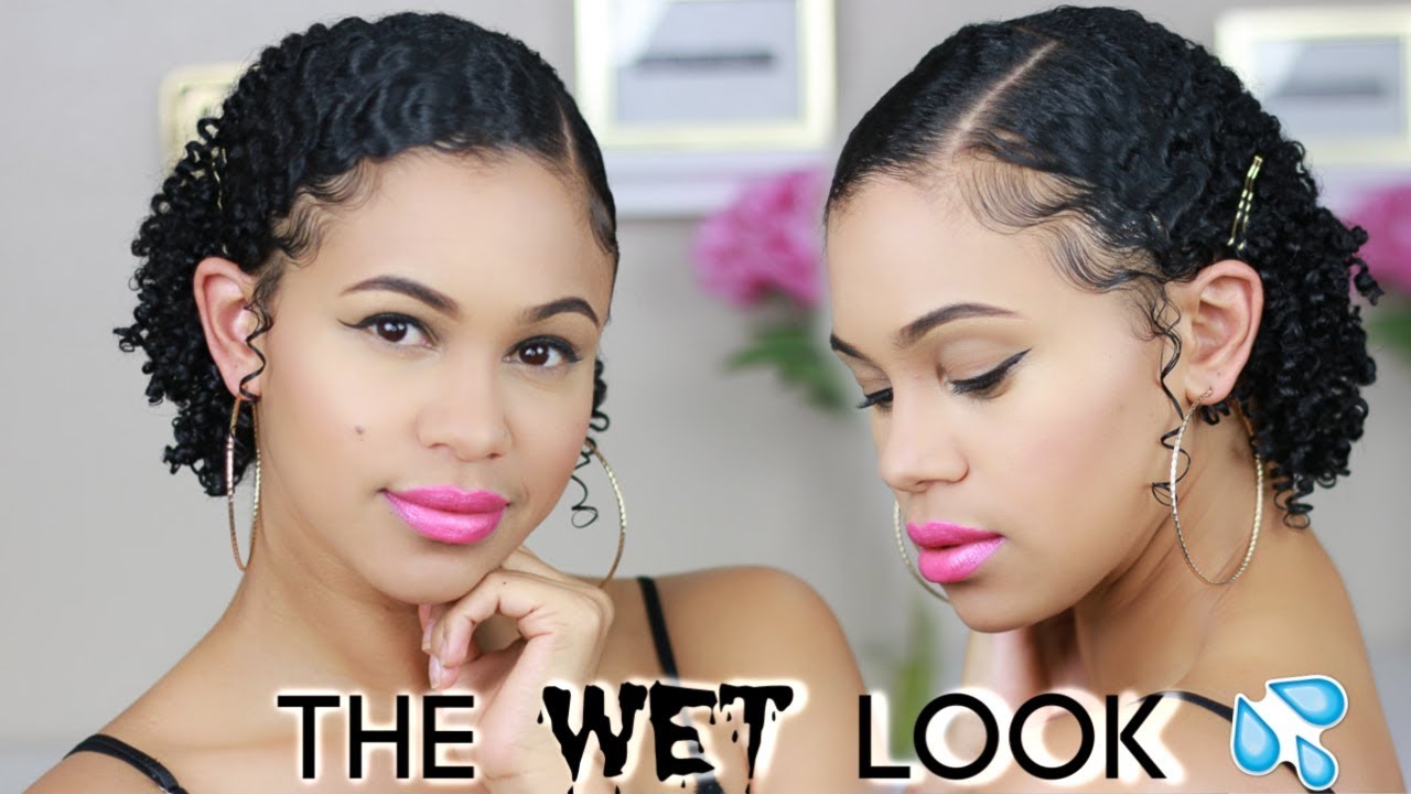 I'M Finally Trying The Wet Look On 3C/4A Natural Hair - Youtube