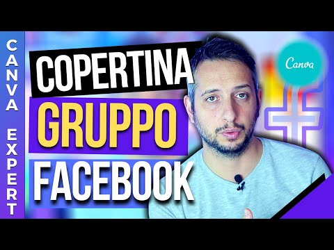 Creare Immagine Copertina Gruppo Facebook con CANVA | Tutorial Canva ITALIANO
