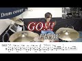 【ドラム楽譜】GO!!! / FLOW ドラム叩いてみた!