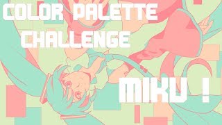Color Palette Challenge Miku [Timelapse]