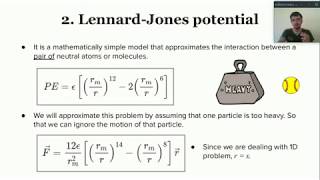 Part 3 : Some examples | Pendulum | Lennard-Jones potential screenshot 5