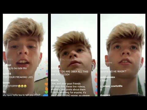 CODY ORLOVE EXPOSES ZOE LAVERNE ON LIVE