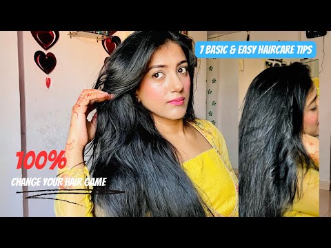 7 Basic & Easy Haircare Tips to change your Hair Game || Haircare #haircare