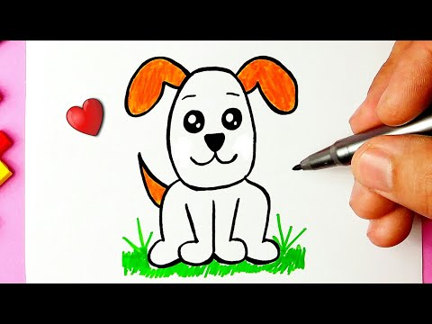 Vídeo: Como Desenhar Um Cachorrinho Com Um Lápis