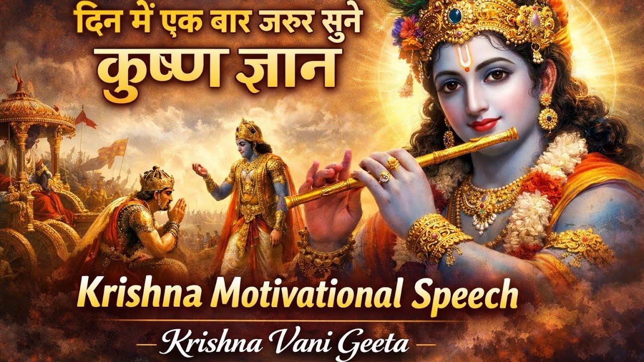 दिन मे एक बार जरूर सुने कृष्णा ज्ञान।Krishna Motivational Speech | Krishna Vani Geeta🙏🏻🙏🏻🙏🏻🙏🏻