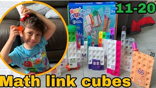 UNBOXING CBEEBIES NUMBERBLOCKS TOY 2022 MATHLINK CUBES 11 TO 20 - BUILDING BLOCKS SET | hello george