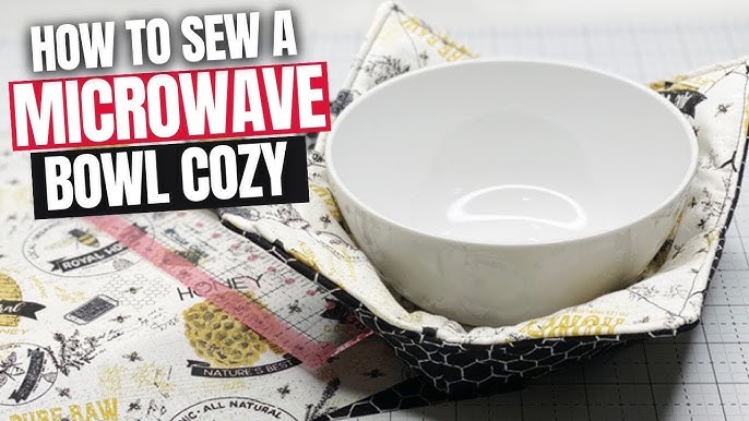 Sew a Reversible Microwave Safe Bowl Cozy - The Birch Cottage