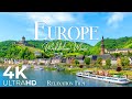 Europe 4k  relaxation film with meditation relaxing music  ultra