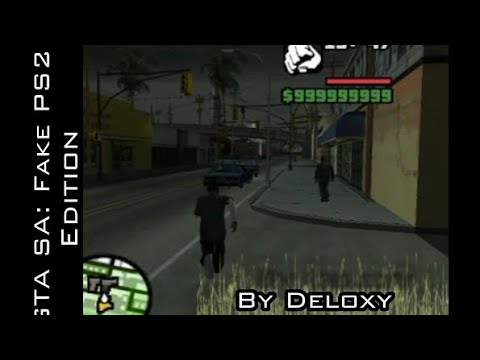 Default GTA San Andreas with mods to make it look like the PS2