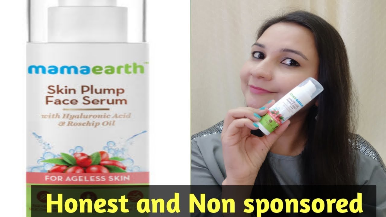 mamaearth skin plump face serum